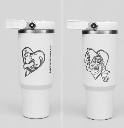 40oz Sport Tumbler | "Somos un País Rico" 🇻🇪 (LIMITED EDITION)